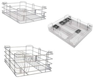 BLOO BASKET Stainless Steel Modular Kitchen Basket for Rs.4084 – Amazon