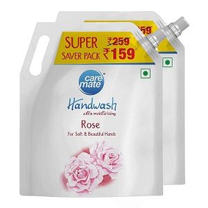 Caremate Handwash - Rose (1.5 litre x 2)