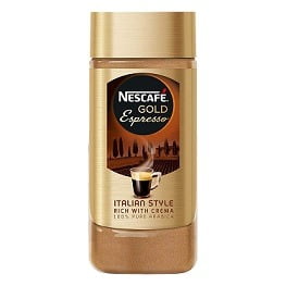 Nescafe Gold Espresso Italian Style Rich with Crema, 100 g