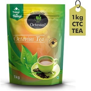 Octavius Premium Assam CTC Granulated Black Tea 1Kg for Rs.299 @ Amazon