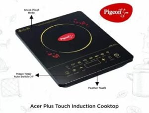 Pigeon Acer plus Induction Cooktop 1800 Watt Touch Panel for Rs.1799 @ Amazon