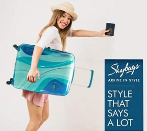 SKYBAGS HIGH Grains Polycarbonate Luggage (Large 80 cm) for Rs.5990 – Amazon