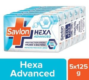 Savlon Hexa Advanced Soap 125g x 5