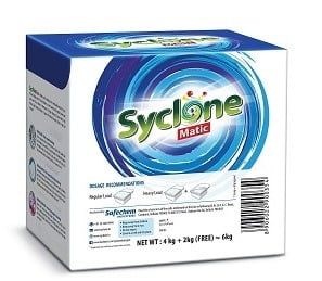 Syclone Matic Top Load Detergent Powder – 6 Kg