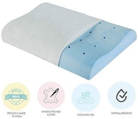 The White Willow Cervical Orthopaedic Memory Foam Cooling Gel