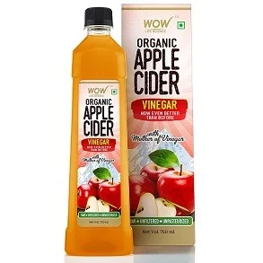 WOW Life Science Organic Apple Cider Vinegar 750 ml for Rs.428 – Amazon