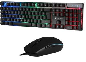 Zebronics Zeb-War Gaming USB Keyboard and Mouse for Rs.727 – Amazon