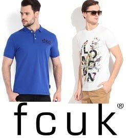 French Connection T-Shirts & Shirts Min 70% Off @ Flipkart