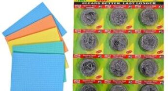 Brite Guard Cellulose Sponge Mop & Stainless Steel Scrubber (17 Piece) for Rs.184 @ Amazon