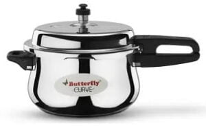 Butterfly Curve 3 ltr Stainless Steel Induction Bottom Pressure Cooker