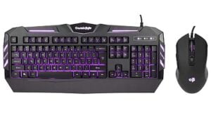 Cosmic Byte Dark Matter Gaming Keyboard and 5 Button LED Mouse for Rs.829 @ Amazon