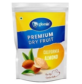 Glomin 100% Natural Premium Californian Almonds (1 kg) for Rs.699 @ Flipkart