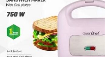 Greenchef Sandwitch Maker with Grill Plate for Rs.799 @ Amazon