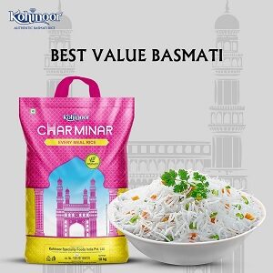 Kohinoor Charminar Every Meal Rice 10 Kg