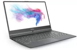 MSI Modern 14 Core i5 12h Gen – (8 GB/ 512 GB SSD/ Windows 11 Home) 14 inch Thin Laptop for Rs.42990 @ Amazon