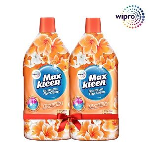 Maxkleen Floral Bliss Disinfectant Floor Cleaner by Wipro (975ml x 2) for Rs.297 @ Amazon