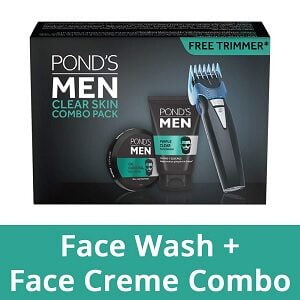 POND’S Men Pimple Clear Facewash & Face Creme with Free Trimmer for Rs.370 @ Amazon