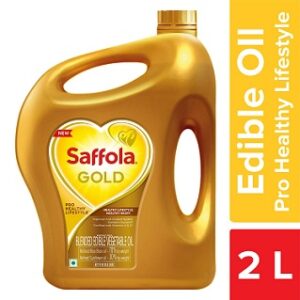 Saffola Gold, Pro Healthy Lifestyle Edible Oil, Jar, 2 L