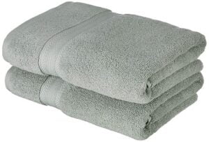 Solimo 100% Cotton 500 GSM 2 Piece Bath Towel