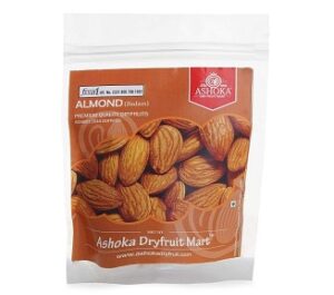 Ashoka Dry Fruits American Almonds Medium 1Kg for Rs.780 @ Amazon