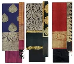 Women’s Banarasi Dress Material up to 83% off @ Amazon