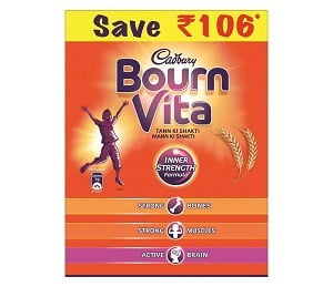 Cadbury Bournvita Health Drink 2 kg Pack worth Rs.710 for Rs.595 @ Amazon