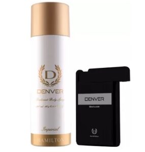 Denver Imperial Deo & Black Code Pocket Perfume (218 ml, Pack of 2) for Rs.197 @ Flipkart