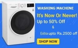 Full Automatic Washing Machine – Upto 50% off + 10% Extra off with ICICI Cards @ Flipkart