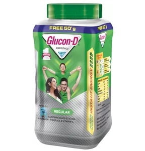 Glucon-D Regular Instant Energy Drink (450 g, Plain Flavored)