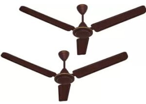 Kenstar 1200 mm Ultra High Speed 3 Blade Ceiling Fan (Pack of 2) for Rs.2899 @ Amazon