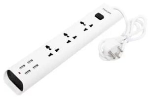 Philips S 3 Socket Extension Boards with 4 USB Port