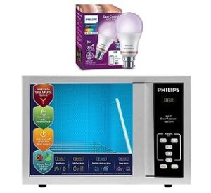 Philips UV-C Disinfection System 15 LTR | Efficacy of 99.99% Germs (Disinfection for Grocery, Mobile) for Rs.7998 @ Amazon