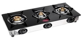 Pigeon Favourite 3 Burner Black Line Cook Top stove for Rs. 2859 – Amazon