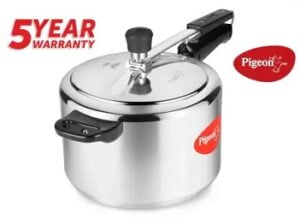 Pigeon Special 5 L Induction Base Inner Lid Pressure Cooker (Aluminium) for Rs.849 @ Amazon