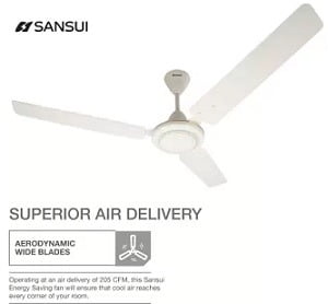 Sansui Classic Silent Operation Ceiling Fan for Rs.899 @ Flipkart