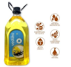 Vedaka Canola Oil Jar 5L for Rs.775 @ Amazon