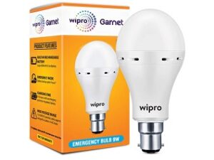 Wipro Garnet Emergency LED Bulb 9W 6500K