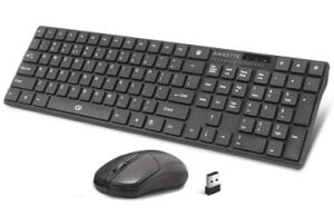 Amkette Primus Wireless Keyboard & Mouse Combo 2.4 Ghz Wireless