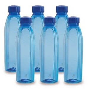 Cello Crystal PET Bottle 1 Litre Set of 6 for Rs.320 @ Amazon