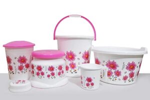 DND Marketing Super Deluxe Bathroom Bathing Set of 6 Pcs for Rs.1099 @ Amazon
