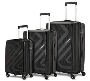 Kamiliant by American Tourister Kiza Combo (set of 3) 4-wheel Suitcase for Rs.6999 @ Amazon
