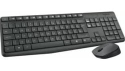 Logitech Mk235 Mouse & Wireless Laptop Keyboard