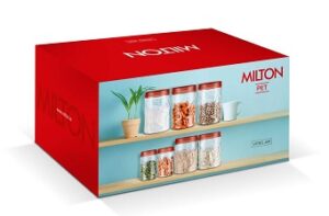 Milton Vitro Plastic Jar Set 18 Pieces for Rs.499 @ Amazon