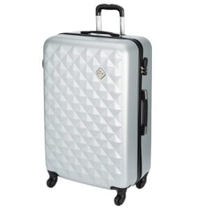 Pronto Naples ABS 75 cms Silver Hardsided Check-in Luggage for Rs.2199 @ Amazon