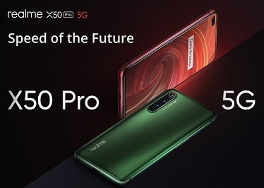 Realme X50 Pro – 5G (128GB 8GB RAM) – Get Extra Rs.7000 Off on All Debit / Credit Card for Rs.34999 @ Flipkart
