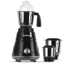 Solidaire 550 Watt Mixer Grinder with 3 Jars for Rs.1236 @ Amazon