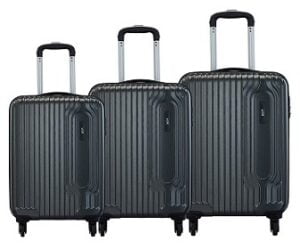 VIP Trace Graphite Polycarbonate Hardsided Luggage Set of 3