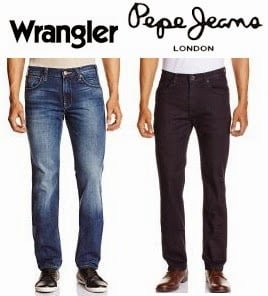 Mens Jeans (Wrangler, Pepe Jeans, Levi's, Jack & Jones) - Min 60% Off