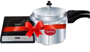 Lifelong LLCMB13 1400 W Induction Cooktop with IB 3 Ltr Outer Lid Pressure Cooker for Rs.2159 @ Flipkart