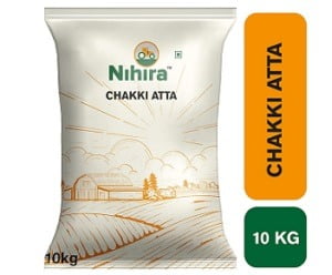 Nihira Whole Wheat Chakki Atta 10 kg